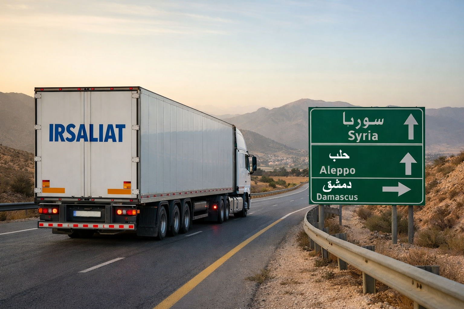 افضل شركة للنقل الى سورية, الأردن و مصر